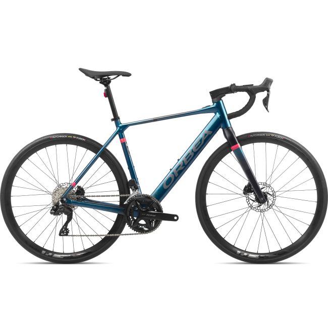Bicicletă electrică șosea Orbea GAIN D30i - Borealis Blue (Gloss) | Black (Matt)
