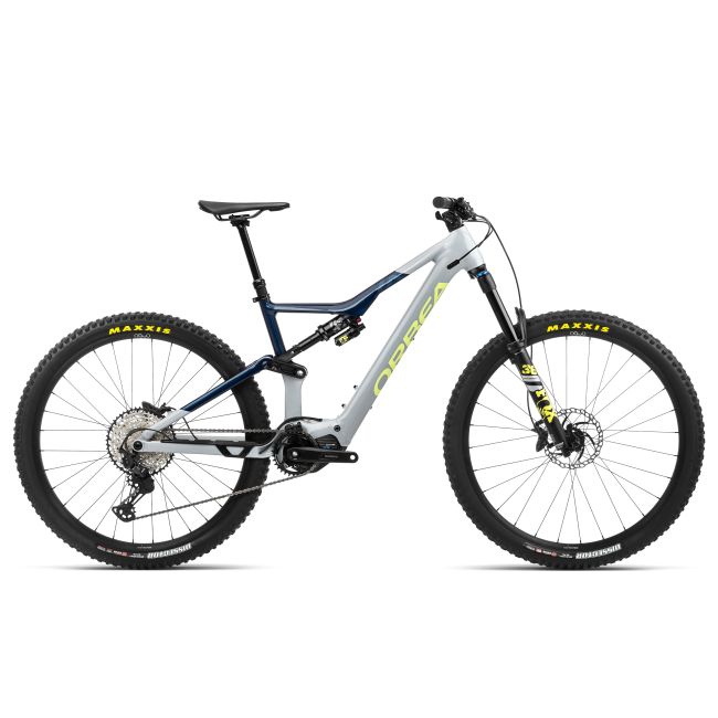 Orbea RISE H10 Iceberg Grey-Moondust Blue - măsura S - bicicletă electrică eMTB Trail