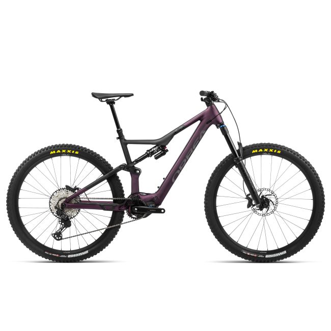Orbea RISE H10 Metallic Mulberry-Black - măsura S - bicicletă electrică eMTB Trail