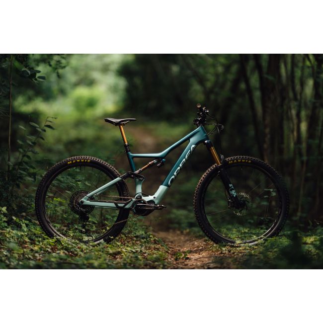 Orbea RISE H20 Iceberg Grey-Moondust Blue - măsura S - bicicletă electrică eMTB Trail