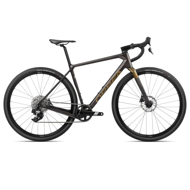 Orbea TERRA M41eTEAM 1X Cosmic Carbon View - Metallic Olive Green (Gloss) - măsura XS - bicicletă gravel