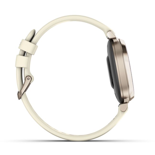 Garmin - Lily 2 smartwatch - crem auriu - curea nucă de cocos din silicon