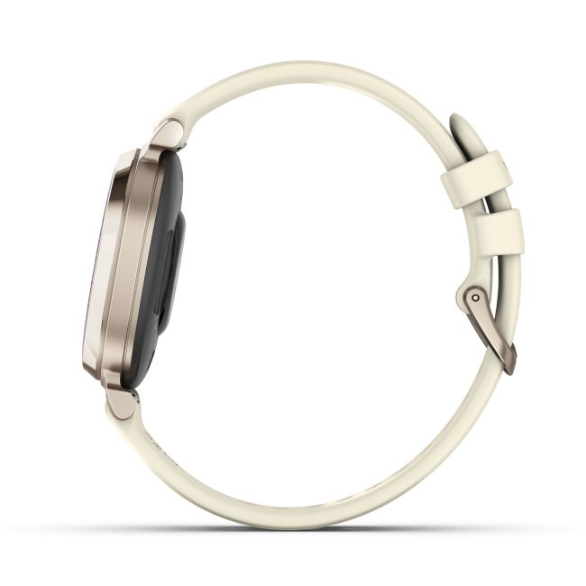 Garmin - Lily 2 smartwatch - crem auriu - curea nucă de cocos din silicon