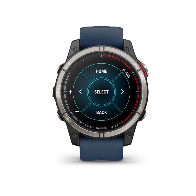 Garmin - quatix 7 Pro Sapphire AMOLED Titanium - ceas inteligent premium cu GPS cu functii avansate pentru sport si navigatie