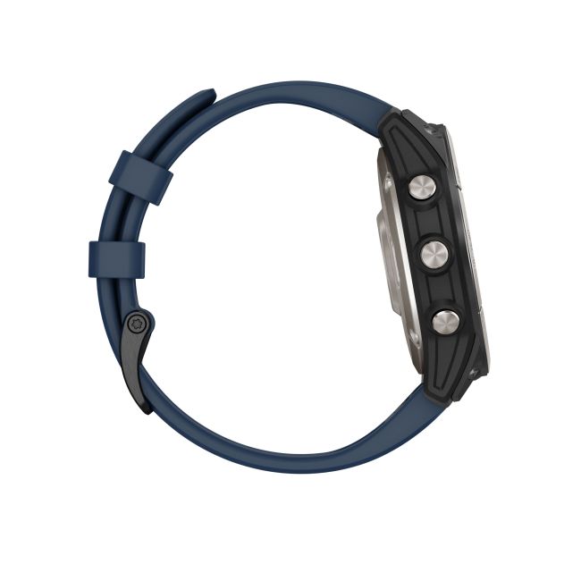 Garmin - quatix 7 Pro Sapphire AMOLED Titanium - ceas inteligent premium cu GPS cu functii avansate pentru sport si navigatie