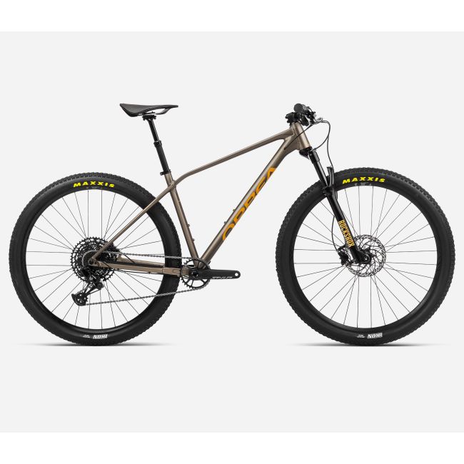 Orbea ALMA H10-EAGLE Taupe Brown - Mango - măsura S - bicicletă MTB XC hardtail