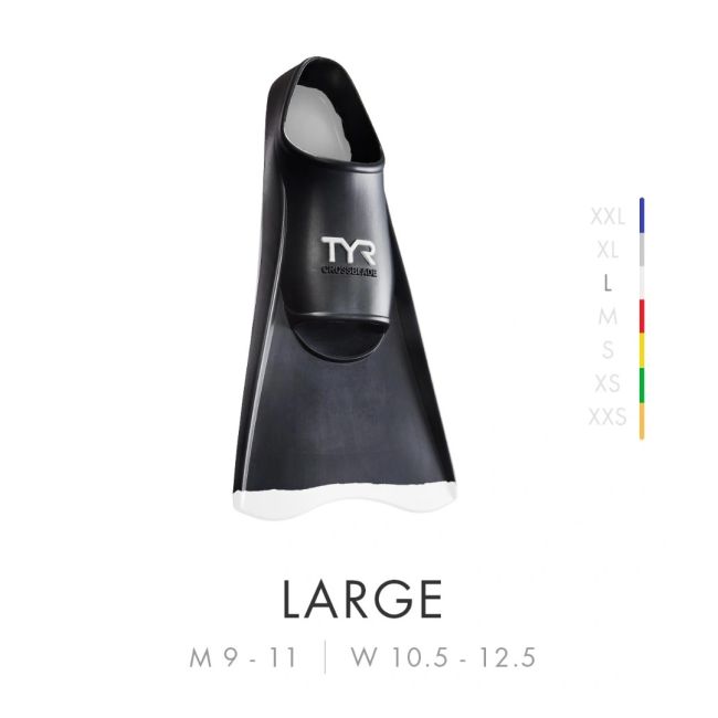 TYR - labe inot Crossblade 2 fins - negru alb