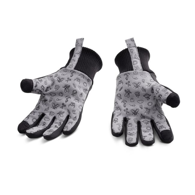 Woom - manusi ciclism copii iarna sau vreme rece warm tens bike gloves - negru gri