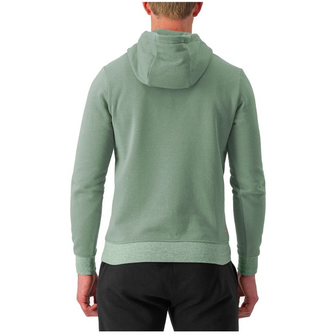 Castelli - hanorac sport casual Castelli Logo - verde deschis