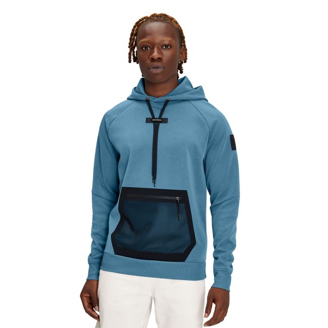 On Cloud - hanorac sport pentru barbati On M Hoodie - albastru stellar negru