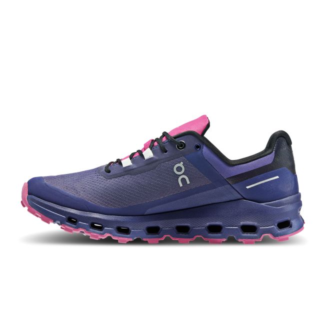 On Cloudvista waterproof - pantofi alergare pentru femei - albastru acai roz negru