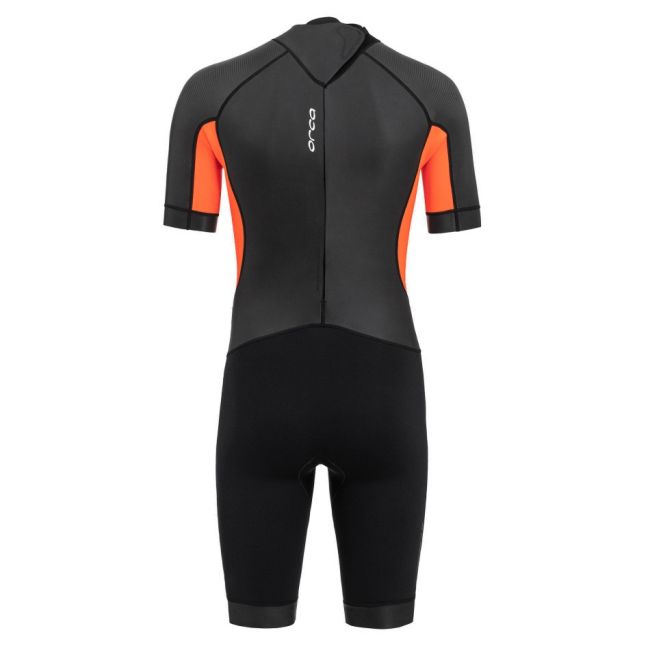 Orca - costum neopren ape deschise pentru barbati maneca scurta Vitalis OW Shorty - negru portocaliu