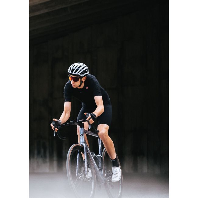 Castelli - tricou ciclism barbati, maneca scurta Premio jersey - negru