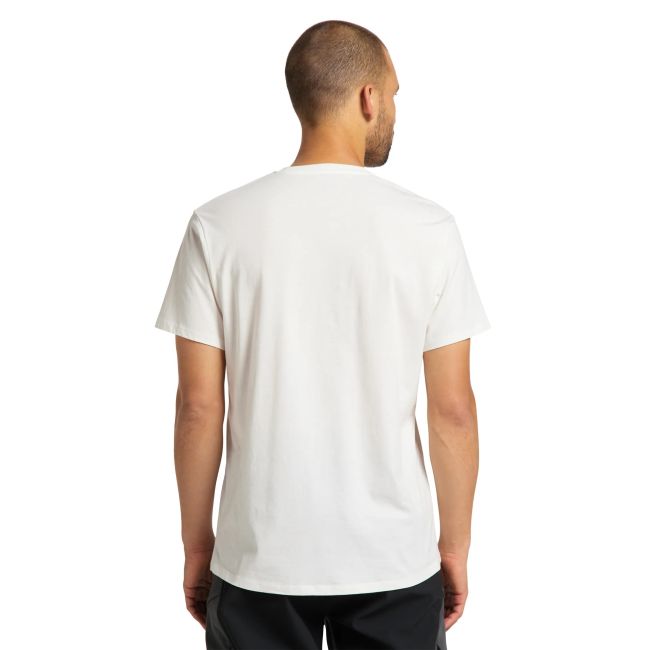 Haglofs - Tricou casual bumbac barbati Camp Tee Soft - alb solid