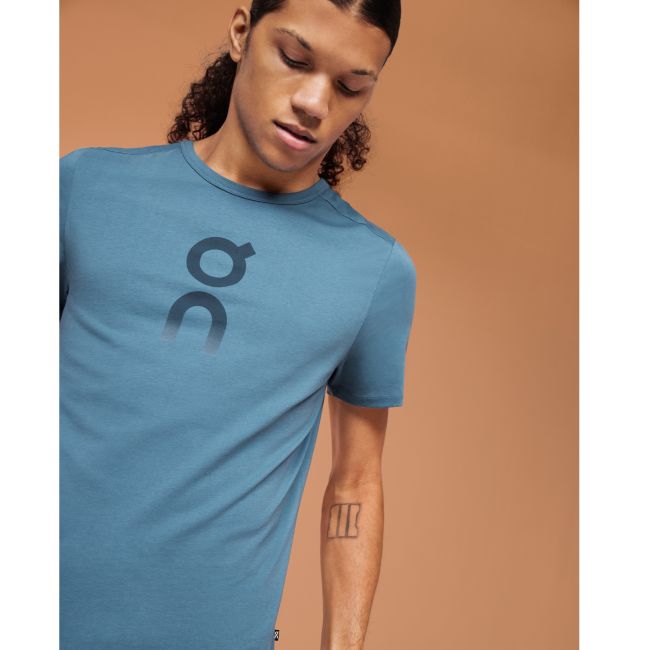 On Cloud - tricou maneca scurta pentru barbati Graphic-T shirt - albastru Stelar