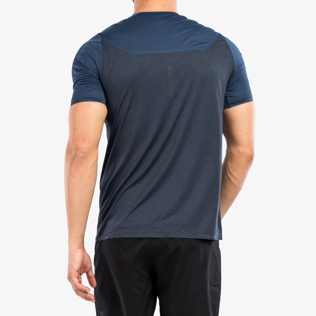 On Cloud - tricou maneca scurta pentru barbati Performance-T shirt - albastru denim