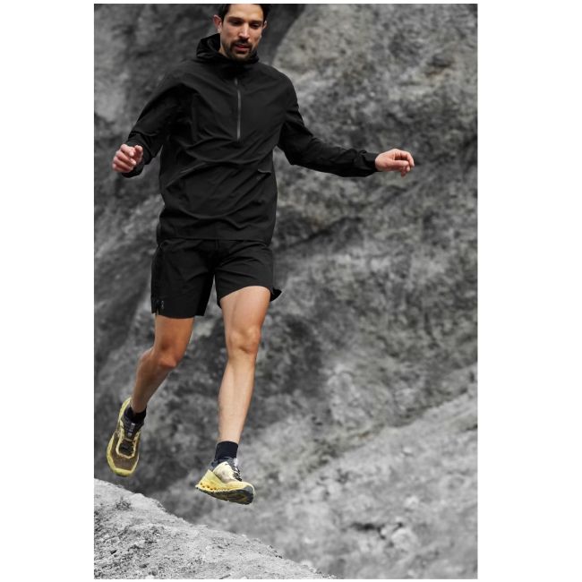 On Cloudultra - pantofi alergare trail pentru femei - roz rubarba mov alb verde