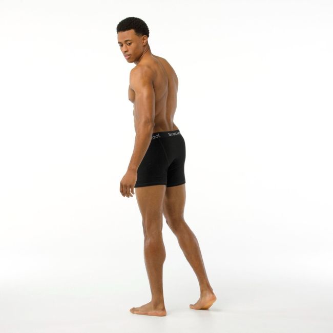 Smartwool - boxeri barbati Merino Boxer Brief Boxed - negru