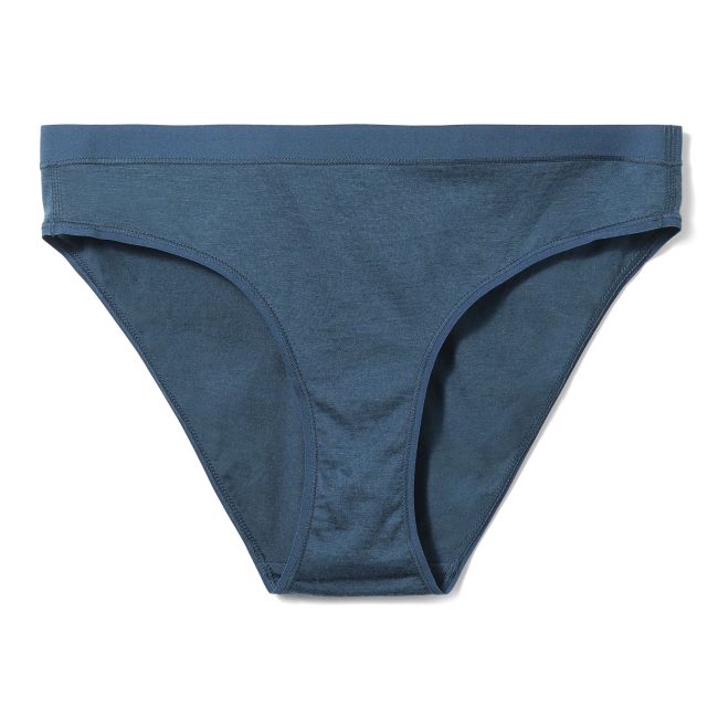 Smartwool - slip femei Merino W Bikini Boxed - albastru amurg