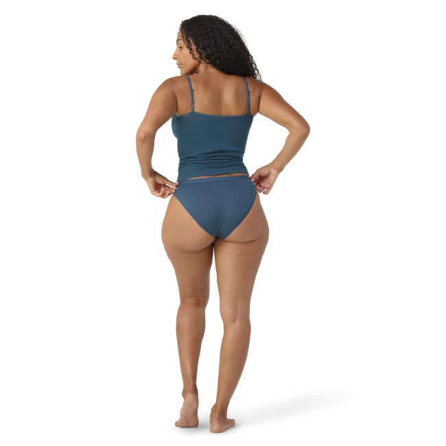 Smartwool - slip femei Merino W Bikini Boxed - albastru amurg