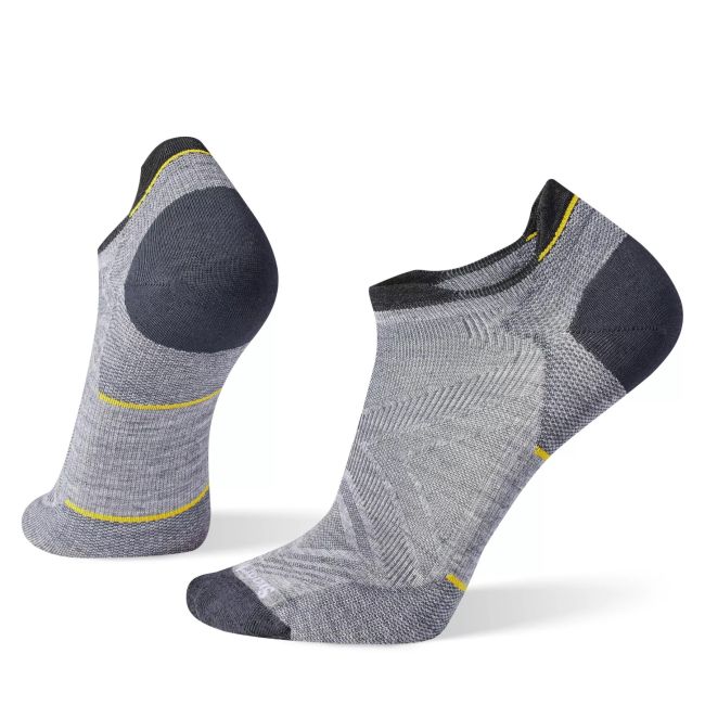 Șosete Merino alergare Smartwool Run - gri Medium Gray | Low Ankle | Zero Cushion