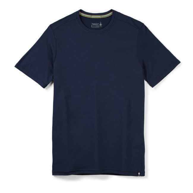 Smartwool - tricou sport barbati maneca scurta Short Sleeve Tee Slim Fit tee - albastru inchis