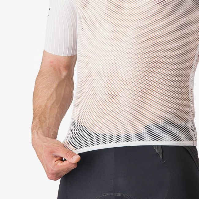Bluza de corp cu maneca scurta Castelli Bolero SS Alb XL