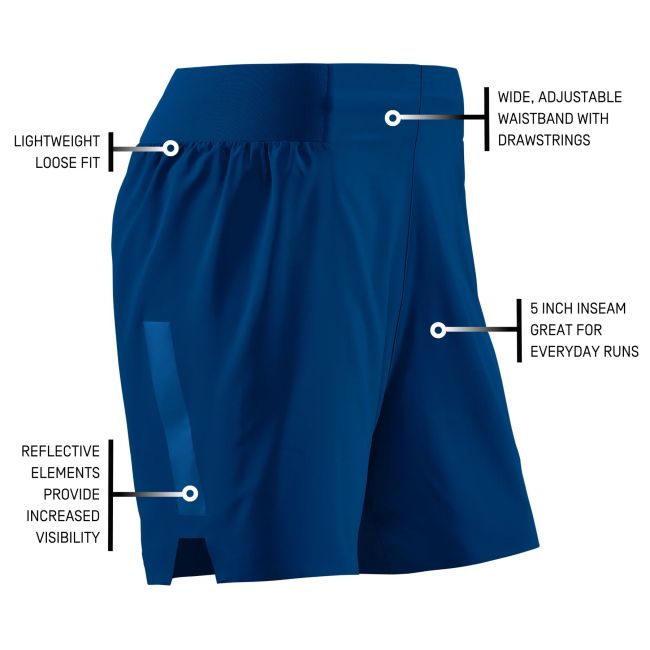 CEP - Pantaloni scurti alergare pentru barbati Run Loose Fit Shorts - albastru