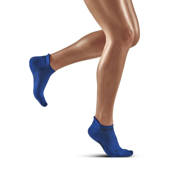 CEP - Sosete de compresie femei model sub glezna The Run Socks No Show W socks - albastru