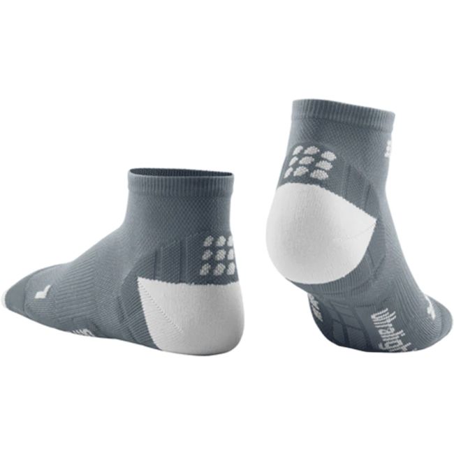 CEP - sosete compresie scurte - UltraLight low-cut Socks - Grey I Light Grey
