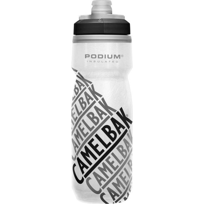 Camelbak - bidon apa izolat termic - Podium Chill - alb | negru | gri - race edition - 620 ml