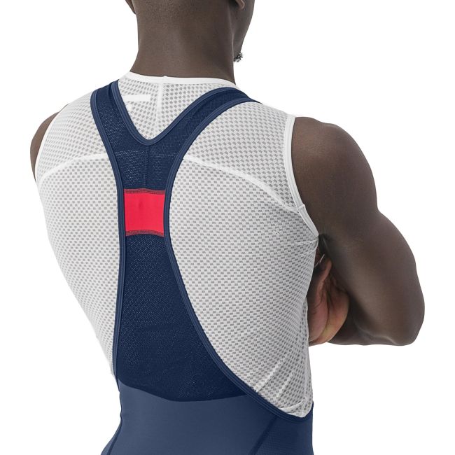 Castelli - Pantaloni ciclism scurti cu bretele Competizione bibshorts- albastru inchis