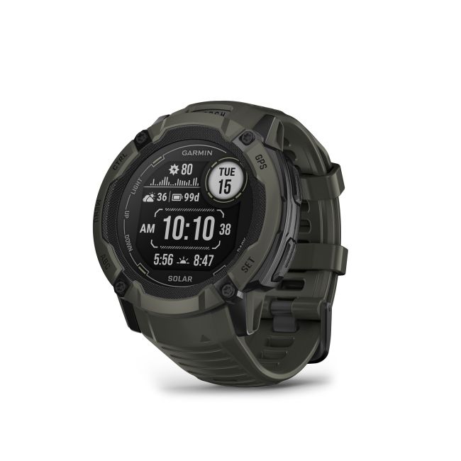 Garmin Instinct 2X Solar - smartwatch robust cu GPS - Verde Moss