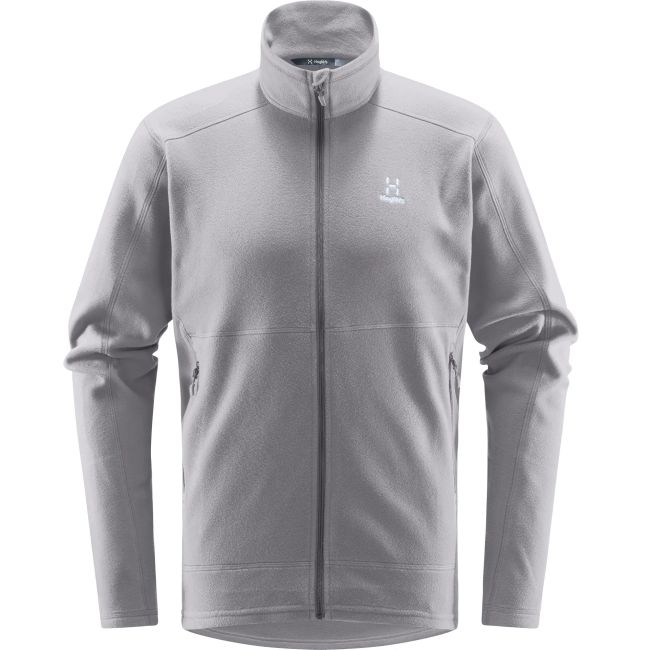 Haglofs - Jacheta subtire fleece barbati Buteo Mid - gri deschis beton