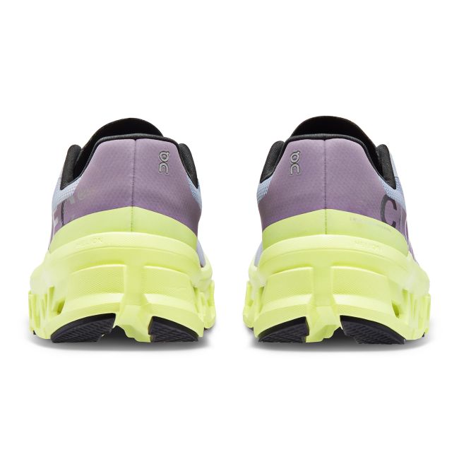On Cloud Cloudmonster - pantofi alergare pentru femei - gri deschis nor gri inchis galben negru