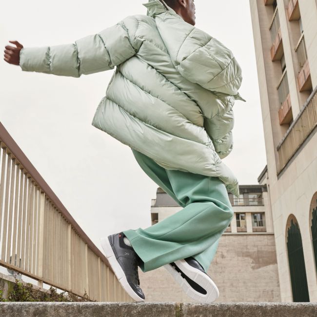 On Cloud THE ROGER Clubhouse - pantofi alergare pentru barbati - alb verde menta