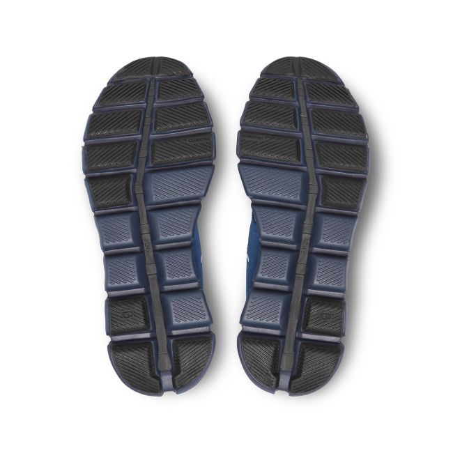 On Cloud X 3 Shift - pantofi alergare pentru barbati - albastru denim albastru inchis eclipsa gri