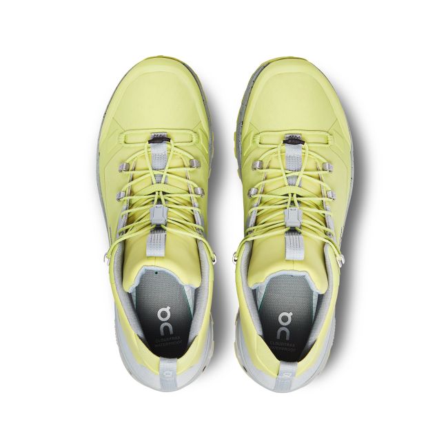 On Cloudtrax Waterproof - ghete sport pentru femei - galben deschis zest gri glaciar