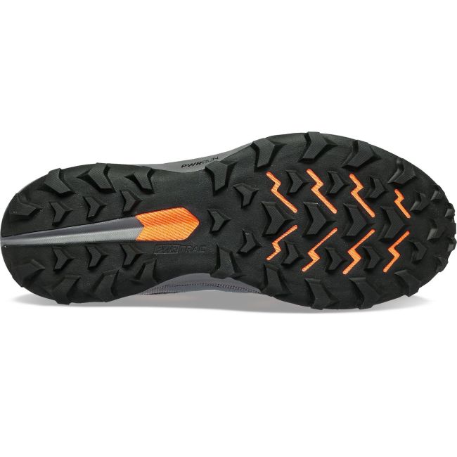 Saucony - pantofi alergare pentru barbati Peregrine 13 GTX - gri Gravel negru