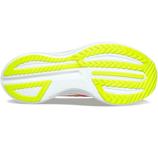 Saucony - pantofi alergare pentru femei Endorphin Speed 3 - rosu Rose galben alb