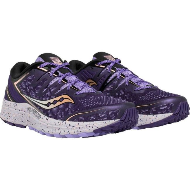 Saucony - pantofi alergare pentru femei Guide ISO 2 - mov inchis mov deschis violet
