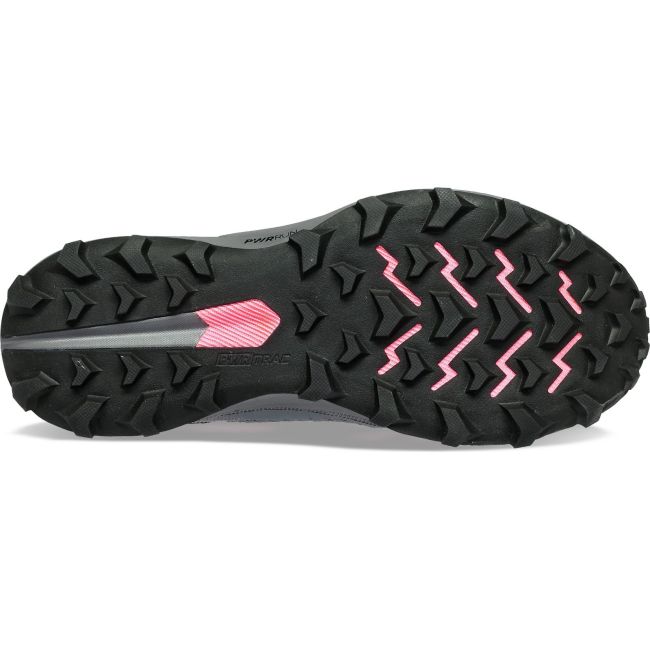 Saucony - pantofi alergare pentru femei Peregrine 13 GTX - gri Gravel negru