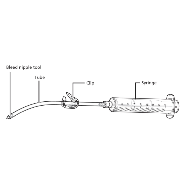 Shimano - kit profesional aerisire frane hidraulice - Y13098630