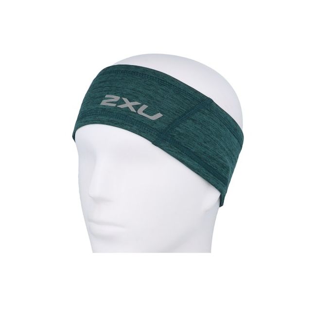 2XU - vizor alergare - Headband - Deep Jade Silver Reflective - OSFA