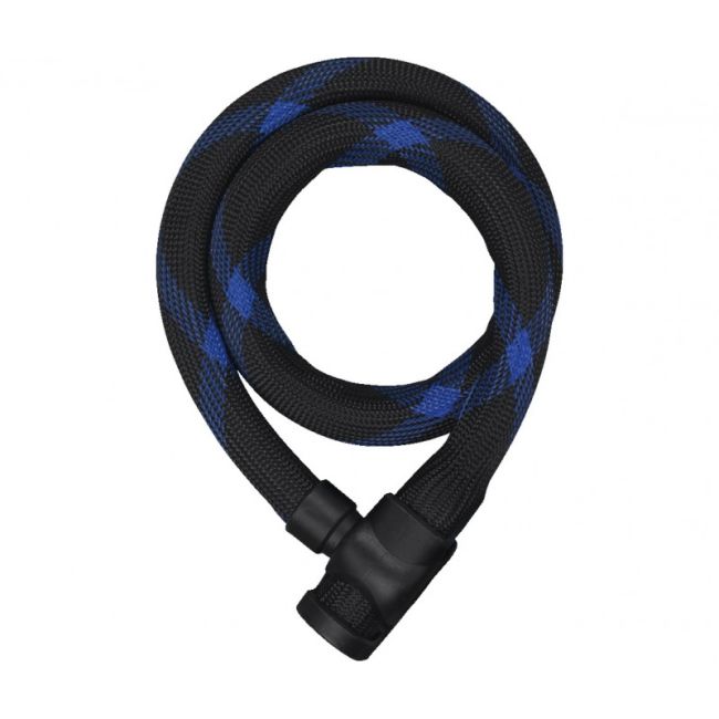 Abus - antifurt bicicleta - flexibil cu cheie - Ivera Steel-O-Flex 7200/85 - albastru/negru