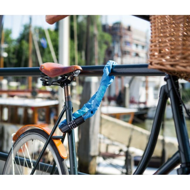 Abus - antifurt bicicleta - lant cu cifru - Tresor 1385/75 - blue mask