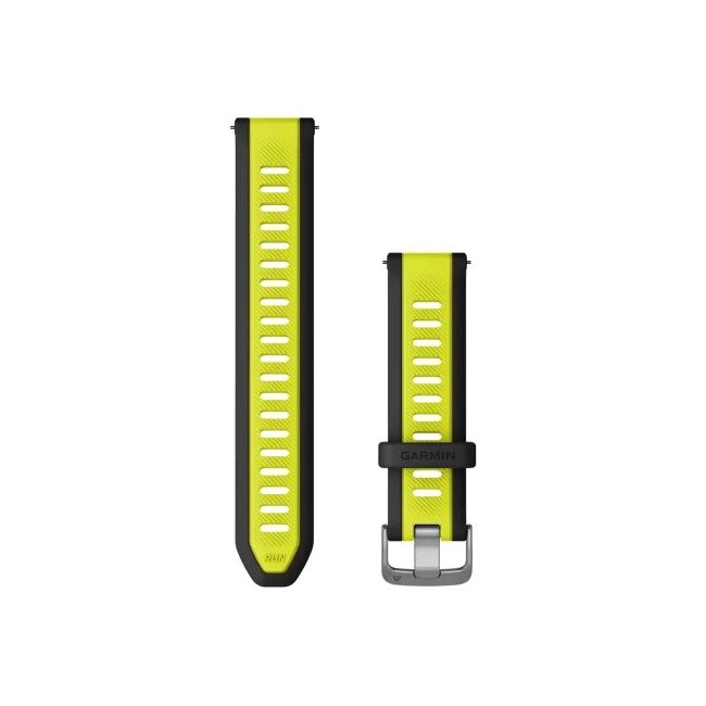 Garmin - curea silicon - Quick Release 20 - Forerunner 165 - Black/Yellow