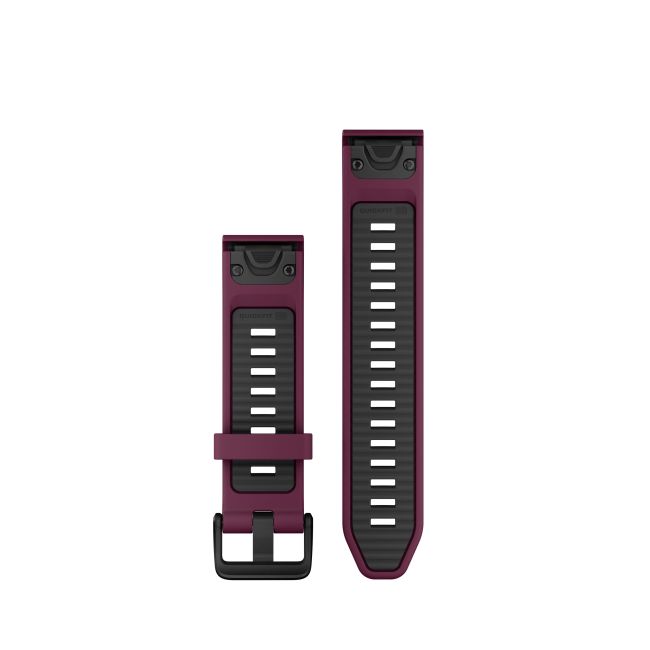 Garmin curea silicon QuickFit 20 - mov Merlot | Graphite Silicone