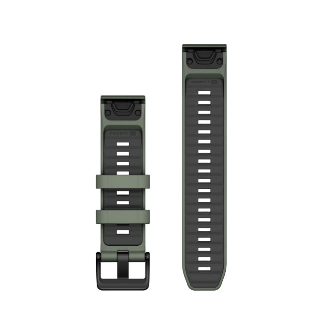 Garmin curea silicon QuickFit 22 - verde Willow | Graphite Silicone