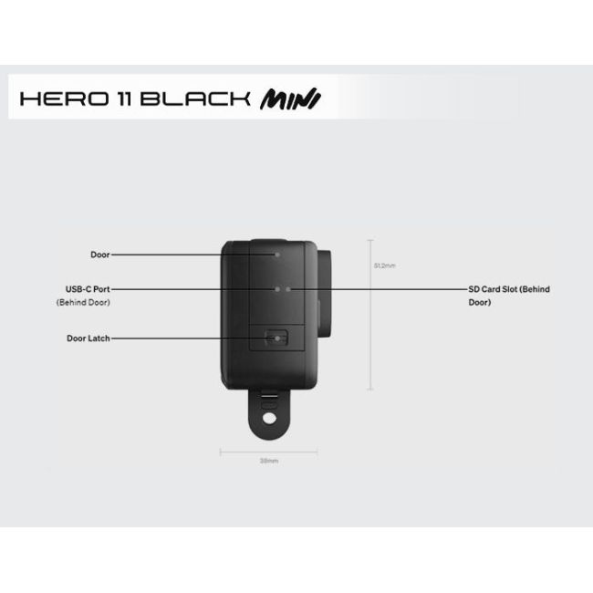 GoPro - camera actiune - HERO11 MINI - Black